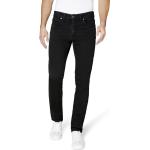 Schwarze Gardeur Slim Fit Jeans aus Denim für Herren Weite 34, Länge 34 