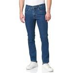 Indigofarbene Unifarbene Casual Gardeur Nevio Straight Leg Jeans mit Reißverschluss aus Denim für Herren 