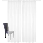 Weiße Home Wohnideen Gardinen-Sets aus Textil transparent 2-teilig 