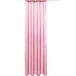 Pinke Unifarbene Moderne Scheibengardinen & Küchengardinen aus Stoff transparent 