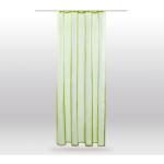 Olivgrüne Gardinen mit Kräuselband aus Voile transparent 