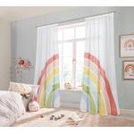 Lüttenhütt Kindergardinen & Kinderzimmer-Gardinen aus Textil transparent 2-teilig 