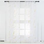 Reduzierte Goldene Gardinen & Vorhänge transparent 