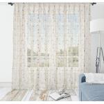 Reduzierte Bunte Moderne Gardinen-Sets aus Textil transparent 
