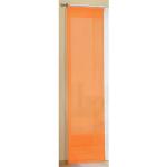 Orange Unifarbene gardinenbox Schiebegardinen & Schiebevorhänge strukturiert aus Voile transparent 
