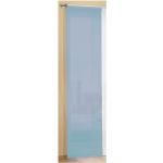Gardinenbox - Preisgünstiger Flächenvorhang Schiebegardine, transparent, unifarben, mit Zubehör, 245x45, Blau, 85589