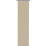 Taupefarbene Gardinia Flächenvorhänge & Flächengardinen aus Stoff blickdicht 