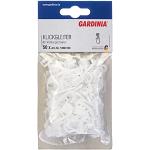 Reduzierte Weiße Gardinia Gardinenhaken aus Kunststoff 50-teilig 
