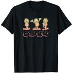 Schwarze Garfield Kater Garfield T-Shirts für Herren Größe S 