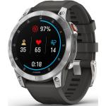 Silberne Garmin QuickFit Smartwatches mit Touchscreen-Zifferblatt 