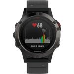Schwarze Wasserdichte Garmin Fenix 5 Armbanduhren mit Digital-Zifferblatt mit Datumsanzeige mit Barometer zum Outdoorsport 