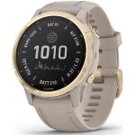 Garmin Fenix 6S Pro Solar GPS Smartwatch beige/gold 2022 Laufuhren und Brustgurte