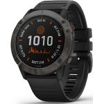 Garmin Fenix 6X Pro Solar Titanium DLC Multisport GPS Smartwatch schwarz 2022 Laufuhren und Brustgurte