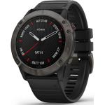 Garmin Fenix 6X Sapphire DLC Multisport GPS Smartwatch schwarz 2022 Laufuhren und Brustgurte