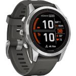 GARMIN FENIX 7 S PRO SOLAR Smartwatch Silikon, 108-182 mm, Graphit/Edelstahl