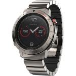 Weiße Garmin Fenix Armbanduhren aus Titan mit Saphir mit GPS mit Saphirglas-Uhrenglas zum Sport 