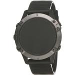 Garmin Fenix GPS-Uhr, 6 Sapphire, Multisport, Carbon-Grau mit schwarzem Band, 47mm