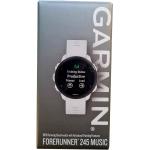 GARMIN Forerunner 245 Music GPS Smartwatch Laufuhr weiß | NEU & OVP