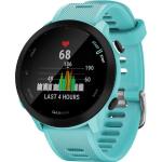 Garmin FORERUNNER 55 Multisport- Smartwatch (2,64 cm/1,04 Zoll, ), GPS-Laufuhr, blau|schwarz, türkis - türkis/schwarz