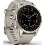 Reduzierte Beige Garmin Fenix 7S Smartwatches aus Kunststoff mit Kunststoff-Uhrenglas mit Titanarmband für Damen 