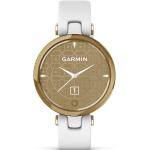 Reduzierte Weiße Garmin Lily Smartwatches aus Edelstahl mit Kunststoff-Uhrenglas für Damen 