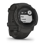 Anthrazitfarbene Wasserdichte Garmin Instinct 2 Smartwatches mit GPS mit Bluetooth für Herren zum Laufsport 