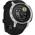 Schwarze Garmin Instinct Smartwatches aus Silikon mit Kompass mit Bluetooth mit Barometer mit Silikonarmband für Herren zum Surfen 