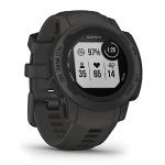 Graue Garmin Instinct Smartwatches mit Smart Notifications mit Bluetooth für Damen zum Sport 