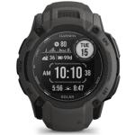 Anthrazitfarbene Garmin Instinct Smartwatches mit Smart Notifications mit Bluetooth für Herren zum Sport 