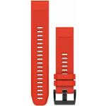 Rote Garmin QuickFit Uhrenarmbänder aus Silikon für Herren 
