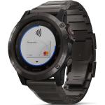 Graue Garmin Smartwatches mit Smart Notifications mit Bluetooth mit Schrittzähler für Herren zum Schwimmen 