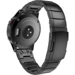 Schwarze Elegante Garmin Fenix 5X Uhrenarmbänder aus Silikon 