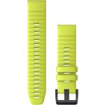 Gelbe Garmin QuickFit Uhrenarmbänder aus Silikon mit Multifunktion für Herren zum Outdoorsport 