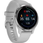 Garmin Venu 2S Smartwatch (2,8 cm/1,1 Zoll), 25 vorinstallierten Sport-Apps, grau, hellgrau - hellgrau