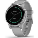 Graue Garmin Vivoactive 4S Smartwatches aus Silikon mit Bluetooth mit Silikonarmband 