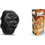 Reduzierte Schwarze Garmin Vivomove Hybrid Smartwatches für Damen zum Sport 