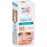 Anti-Aging GARNIER Ambre Solaire Creme Sonnenschutzmittel 50 ml LSF 50 mit Vitamin B3 für das Gesicht 