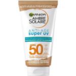 Anti-Aging GARNIER Ambre Solaire Creme Sonnenschutzmittel 50 ml LSF 50 für das Gesicht für Herren 