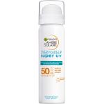 Weiße GARNIER Ambre Solaire Spray Sonnenschutzmittel 50 ml LSF 50 für das Gesicht 