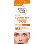 Garnier Ambre Solaire Super UV Vitamin C SPF50+ Sonnenfluid fürs Gesicht gegen dunkle Flecken 40 ml Unisex