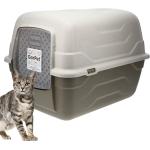 GarPet Katzenklos & Katzentoiletten aus Kunststoff mit Tragegriffen 