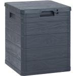 Reduzierte Anthrazitfarbene Auflagenboxen & Gartenboxen bis 100l aus Kunststoff abschließbar 