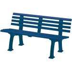 Blaue BLOME 3-Sitzer Gartenbänke Breite 100-150cm, Höhe 100-150cm, Tiefe 100-150cm 3 Personen 