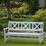 Reduzierte Weiße Minimalistische Gartenmöbel Holz aus Holz Breite 50-100cm, Höhe 100-150cm 
