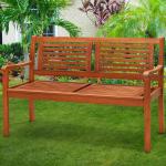 Reduzierte Braune Gartenmöbel Holz aus Massivholz mit Armlehne Breite 50-100cm, Höhe 100-150cm 