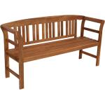 Braune Degamo 3-Sitzer Gartenbänke aus Holz 