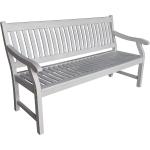 Weiße Sedex New Jersey 3-Sitzer Gartenbänke Breite 150-200cm, Höhe 150-200cm, Tiefe 50-100cm 3 Personen 