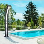 Gartenduschen & Outdoor-Duschen 40l glänzend aus Aluminium solarbetrieben 