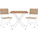 Weiße Butlers Parklife Gartenstühle Metall aus Holz Breite 0-50cm, Höhe 50-100cm, Tiefe 50-100cm 3-teilig 