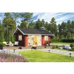 Skandinavische Gartenbüros mit Schlafboden 
